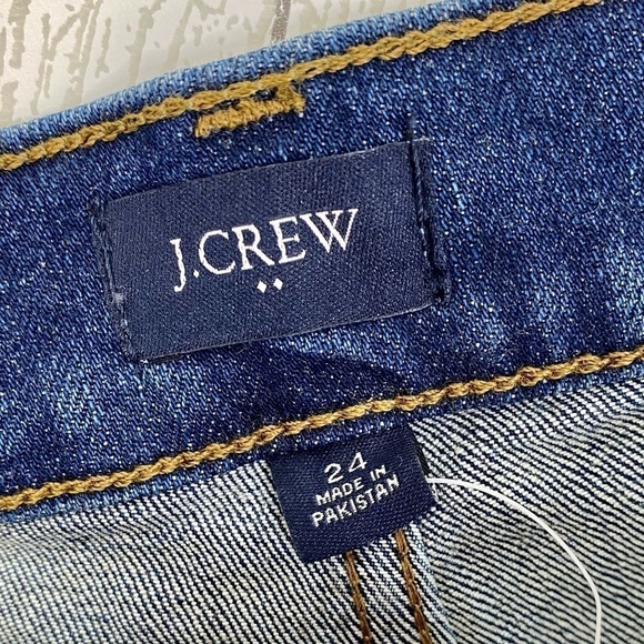 J.Crew High rise Jean raw hem shorts size 24 - Picture 6 of 10